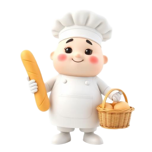 Illustration 3D de le boulanger