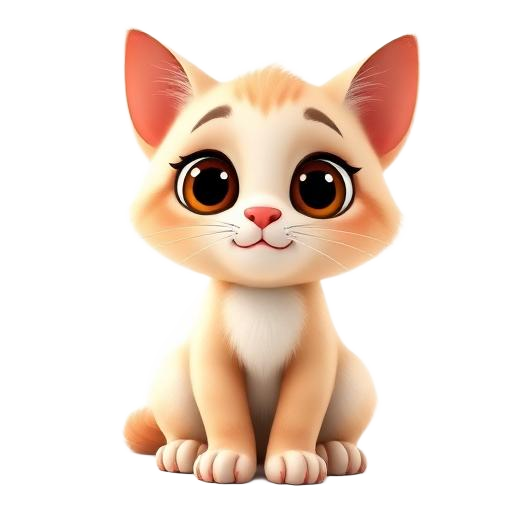 Illustration 3D de Le chat