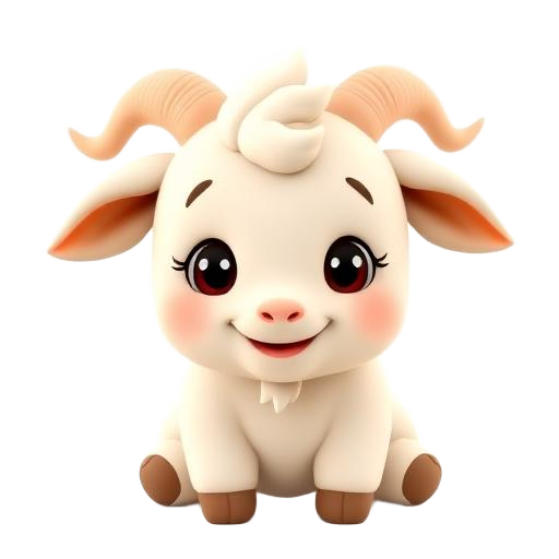 Illustration 3D de La chèvre