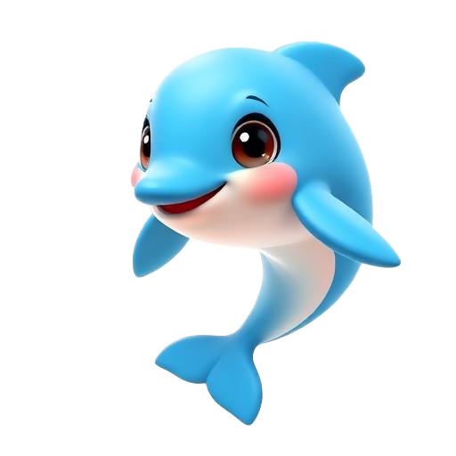 Illustration 3D de Le dauphin