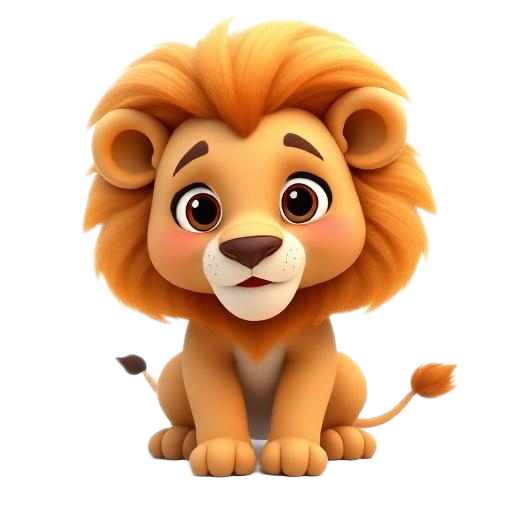 Illustration 3D de Le lion