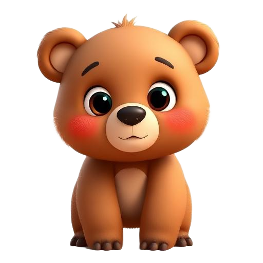 Illustration 3D de L'ours