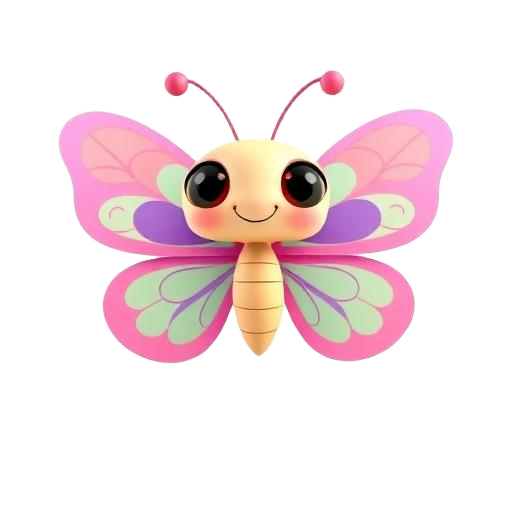 Illustration 3D de Le papillon