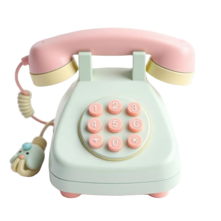 Téléphone jouet en 3D pour s'entraîner
