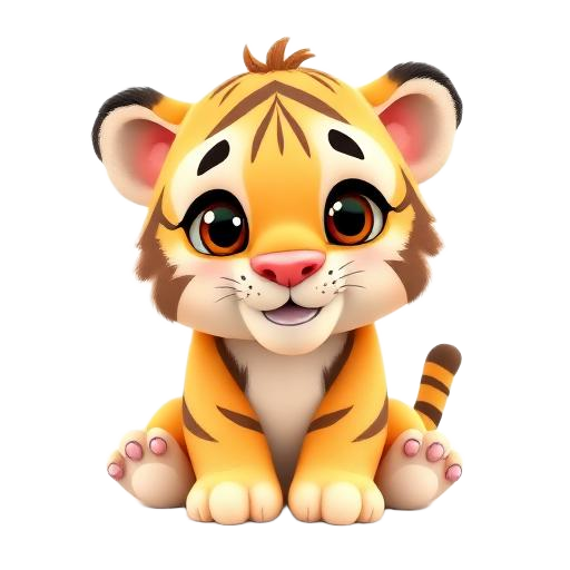 Illustration 3D de Le tigre
